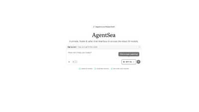 AgentSea - AI tool for AI Assistants