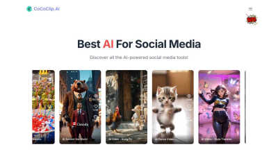 CoCoClip.AI - AI tool for Content Creation