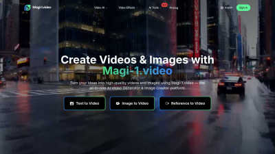 Magi-1 - AI tool for Content Creation
