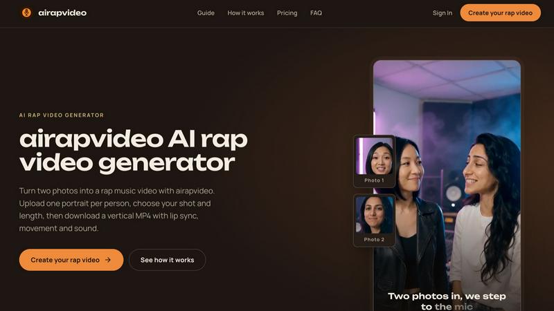 airapvideo application interface and features