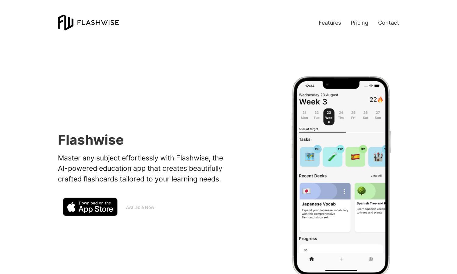 Flashwise Website