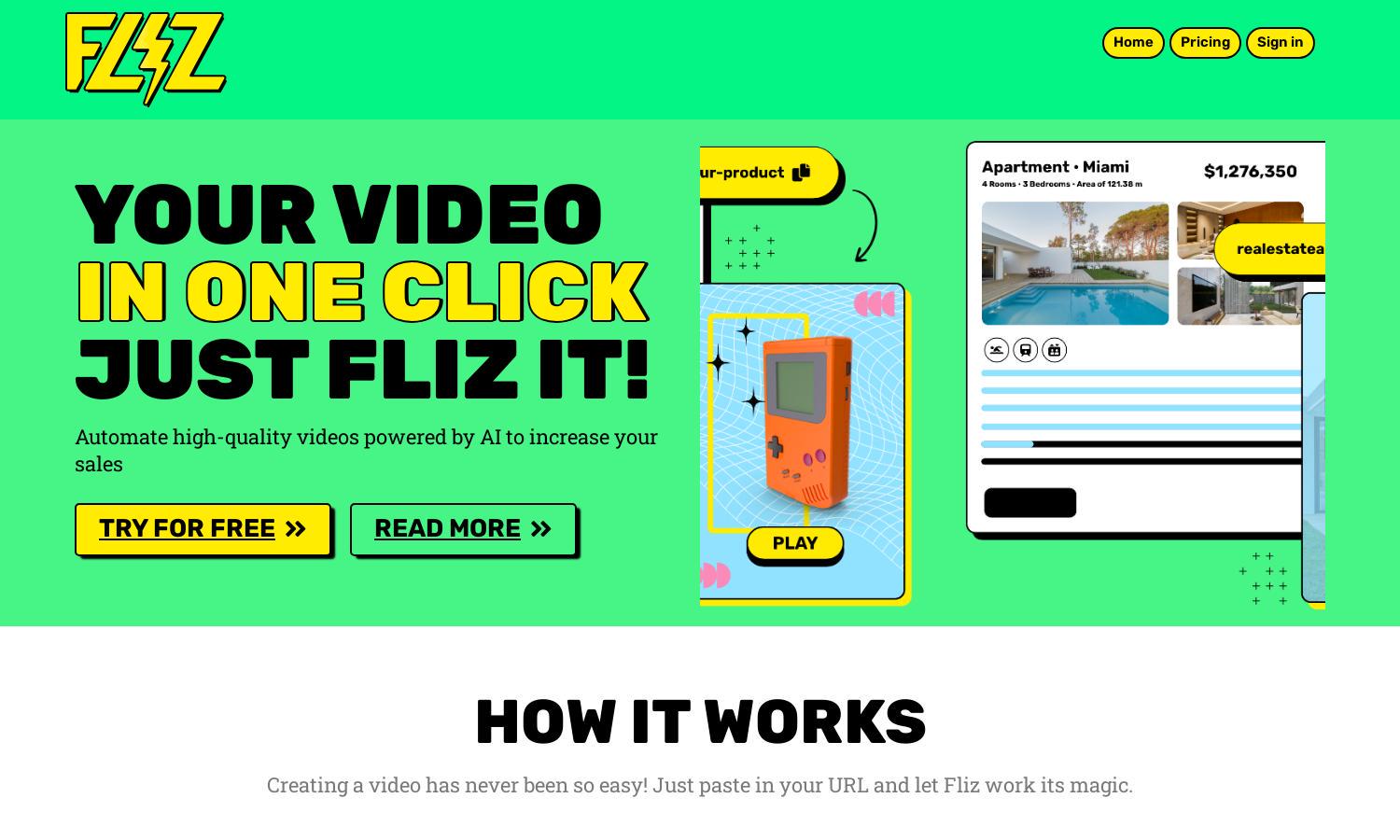 Fliz Website