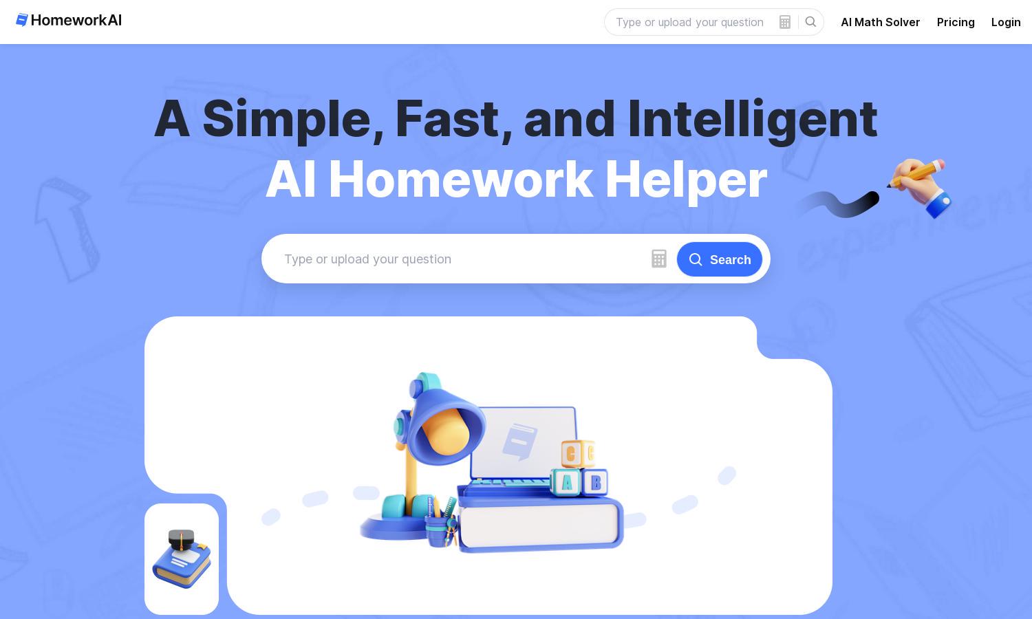 Homework AI Website