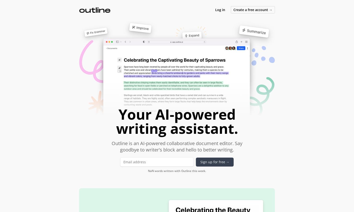 Outline Website