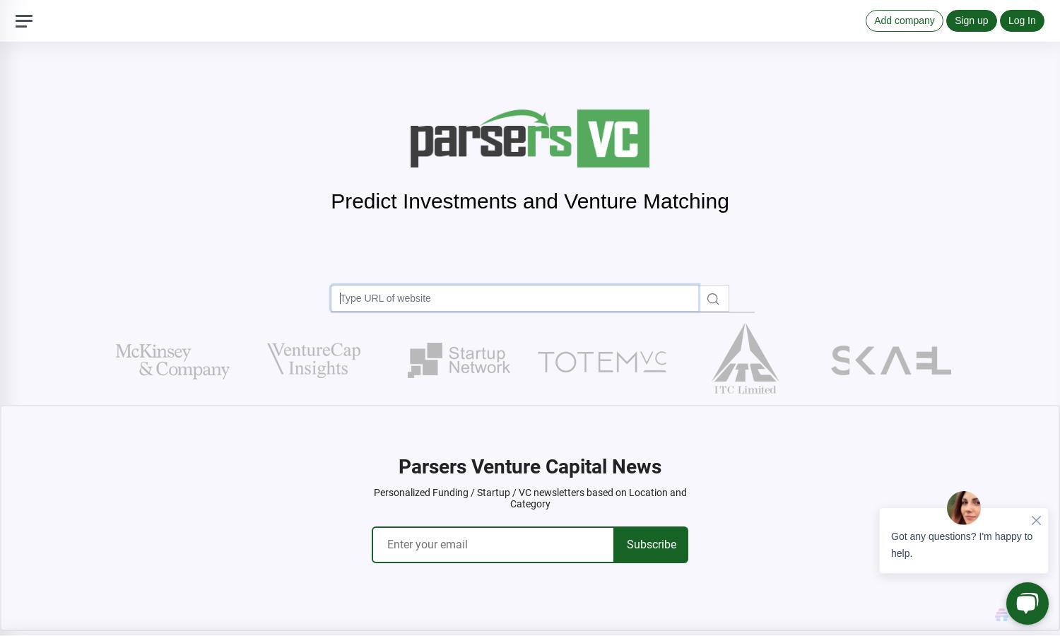 Parsers VC Website