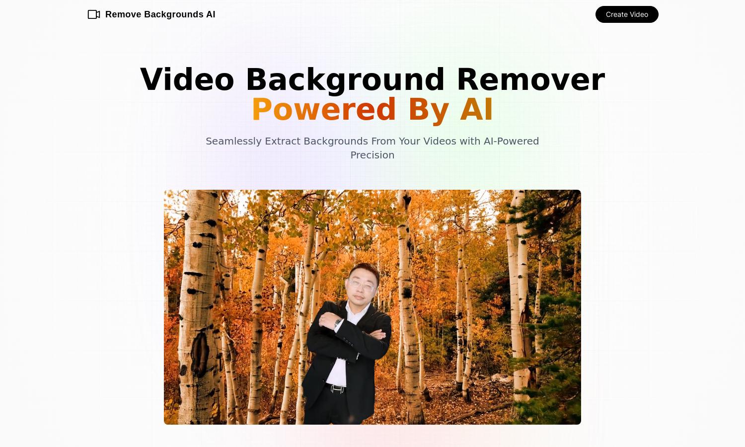 Remove Backgrounds AI Website