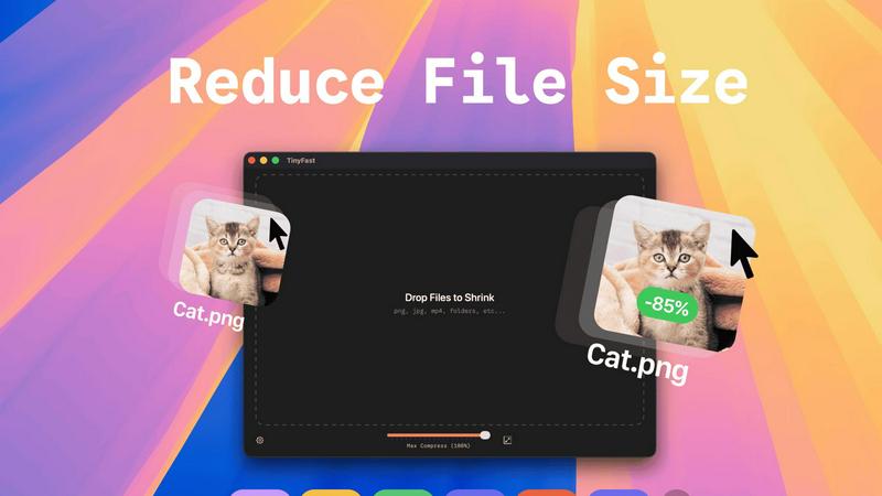 TinyFast application interface and features