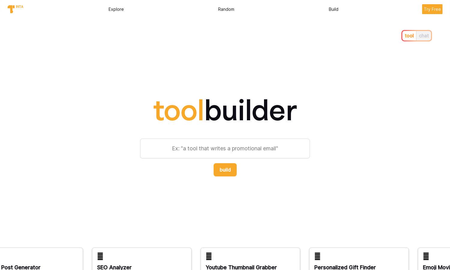 toolbuilder Website